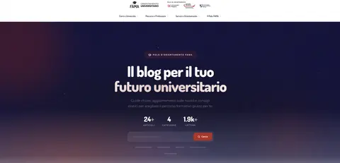Blog di orientamento universitario del Polo Didattico FAMA